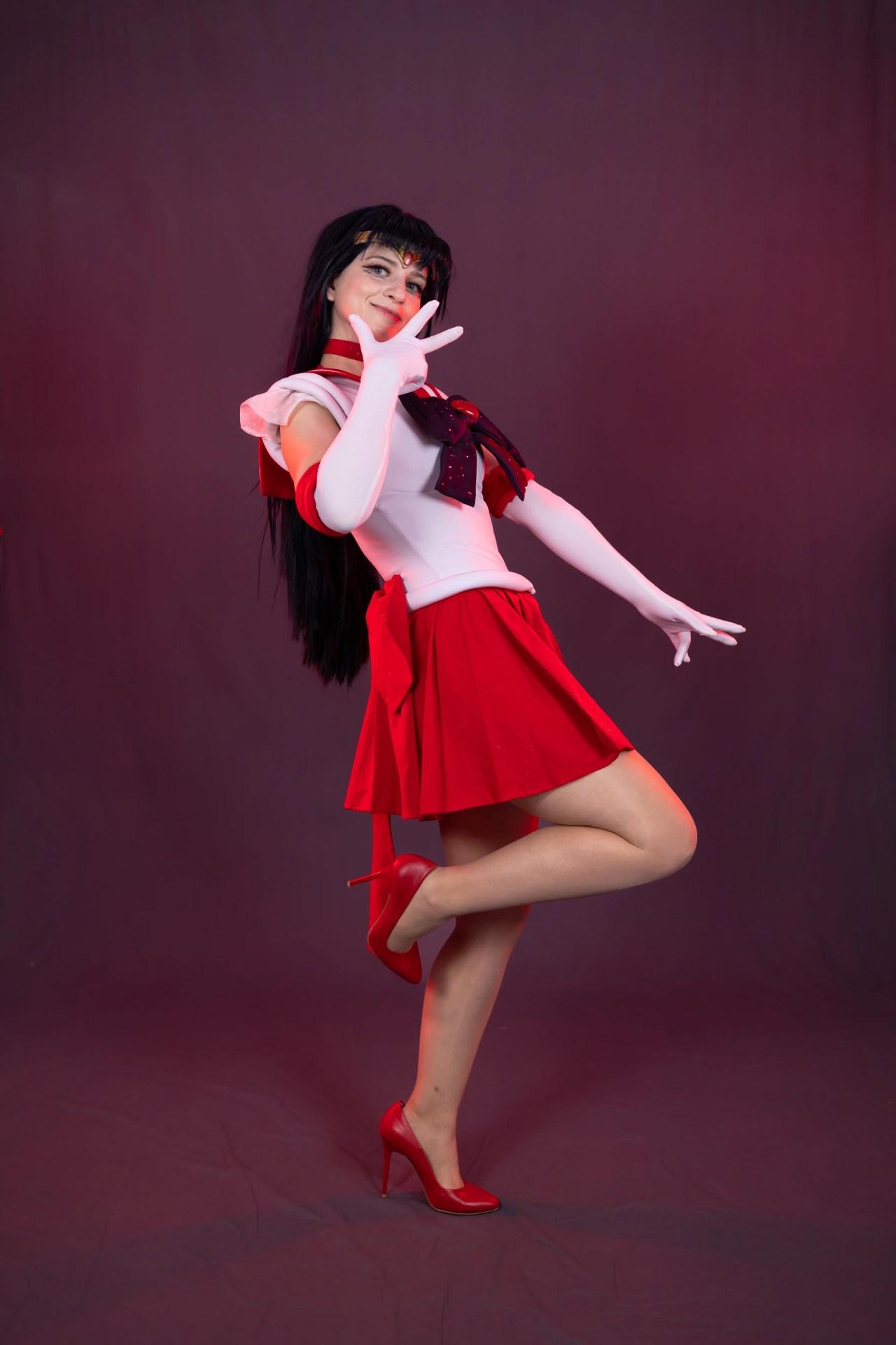 Super Sailor Mars Cosplay Skull Production 93 Pose